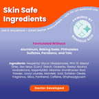 Lume Whole Body Deodorant - Smooth Solid Stick - 72 Hour Odor Control - Aluminum Free. Baking Soda Free and Skin Loving - 2.6 Ounce (Pack of 3) (Soft Powder)